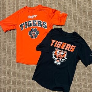 Small Rawlings Tigers Youth Baseball Jersey